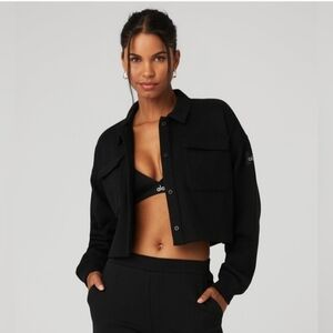 Alo Yoga Crop Shirt Jacket Medium